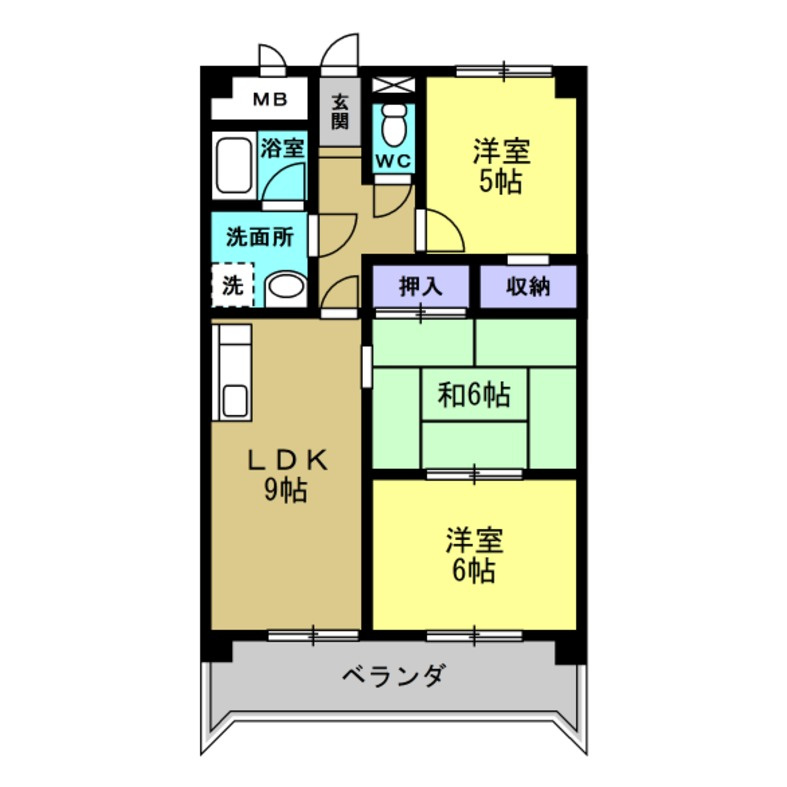 シャトレーミューズの間取り