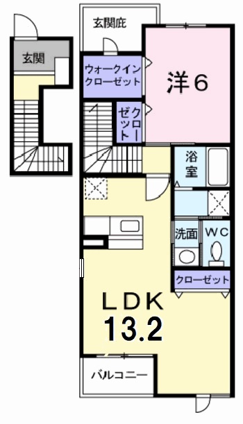 リヴィエール西河原の間取り|リヴィエール西河原