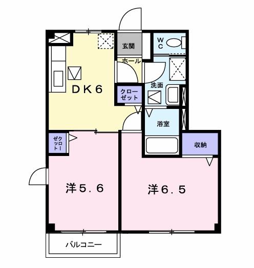 フォレストヒルズＡの間取り