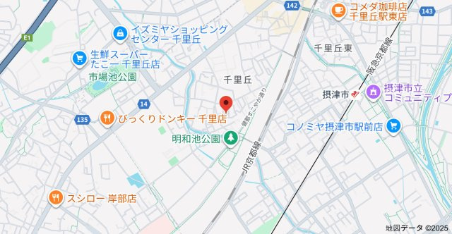 グレイスソフィア千里丘の地図