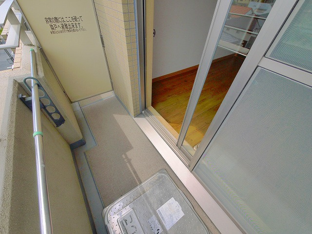 木津南パークサイドヴィレッヂのバルコニー
