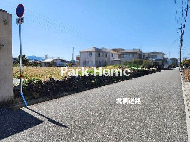 高知市一ツ橋2丁目-１号地・建築条件付き-売土地の前面道路含む現地写真