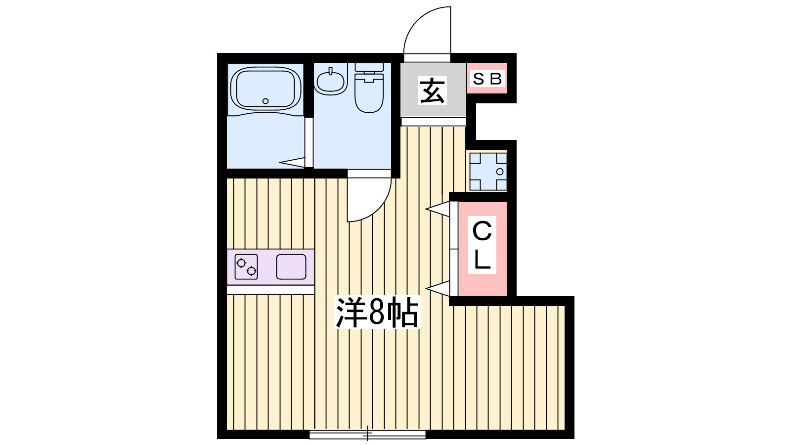 PLS　TOMINAGAの間取り