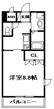 【間取り】 | アヴァンスサンセイ | 間取りです