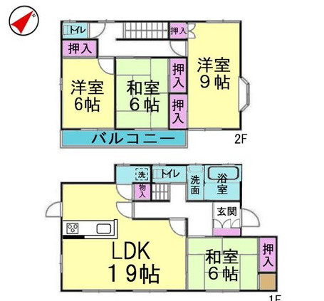 神戸市西区竹の台3丁目　中古戸建　リフォーム済の間取り|●資料・カタログのご請求無料●現地見学可能●竹の台小学校までは徒歩3分、西神中学校までは徒歩8分！