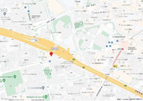 アサカシオン玉川台の地図