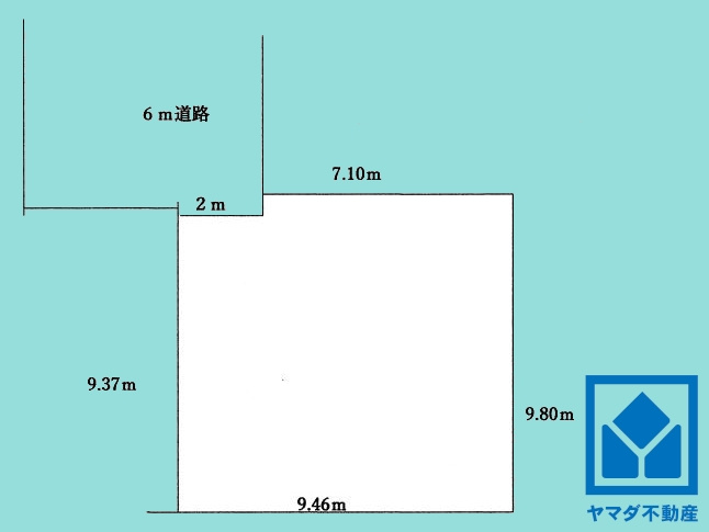 伏見区久我本町　１０号地　売土地　建築条件無の土地図