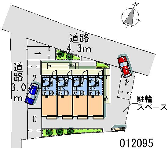 レオパレスべガの区画図