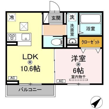 【間取り】 | エレガントⅡ