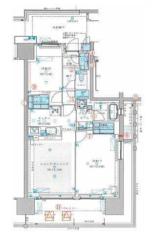 ☆成約☆プレミスト小山ステーションレジデンスの間取り
