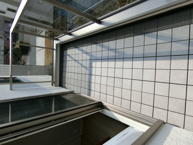 エムズガーデン福米東のバルコニー