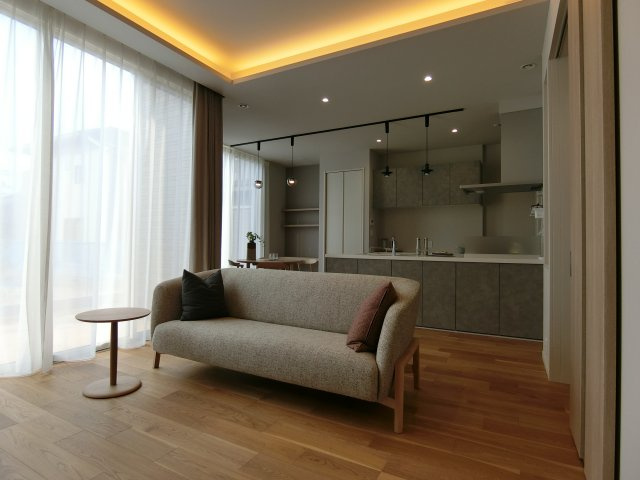 エムズガーデン福米東の居間・リビング