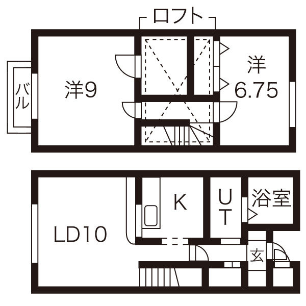 RISE(ライズ)Bの間取り