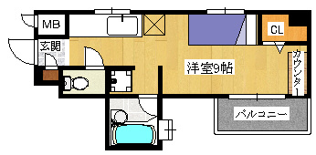 エミネンス西町の間取り