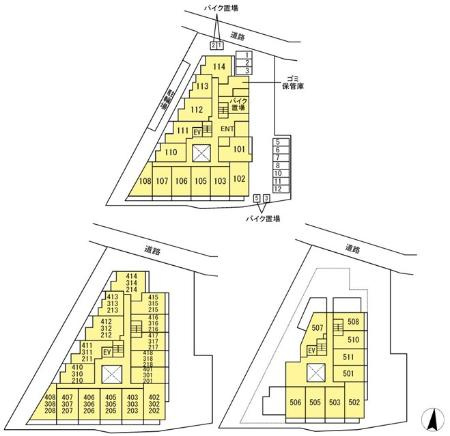 GRAND SOLEILの区画図