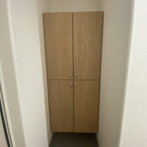 リヴァーハイツ輪西の収納