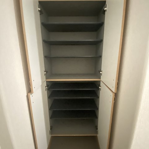 リヴァーハイツ輪西の収納