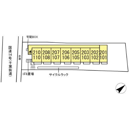 ボア・フォレットの区画図