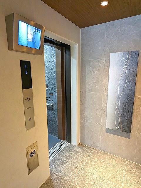 GEO ENT上野松が谷の設備|防犯カメラ付セキュリティエレベーターです