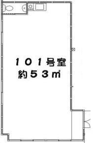 堺市南区深阪南　貸事務所[物件番号：302474]の間取り