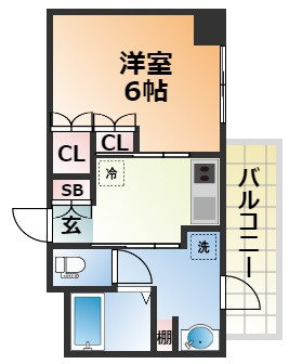 神戸元町Noahの間取り