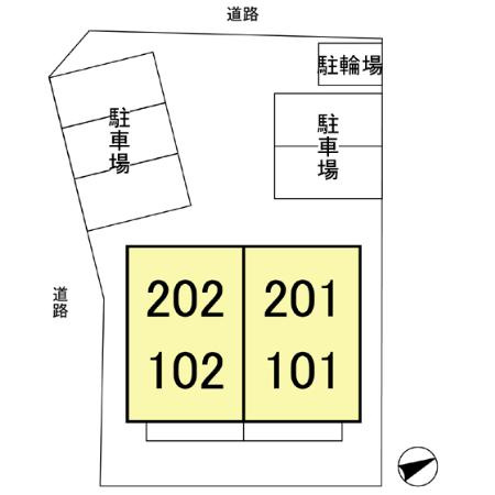 アーク・ウィルの区画図