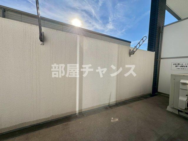 プログレッソ八田のバルコニー