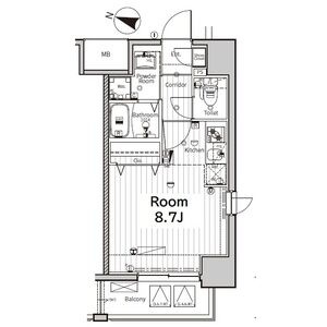 プログレッソ八田の間取り