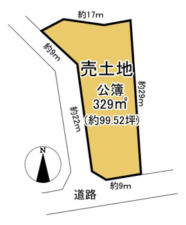 【土地図】 | 大津市北比良986-10　売土地