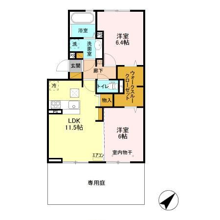 シゴーニュの間取り