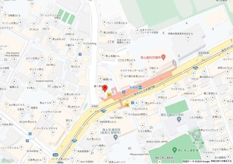 鈴越ビルの地図