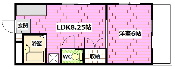 サンシティー洋光の間取り