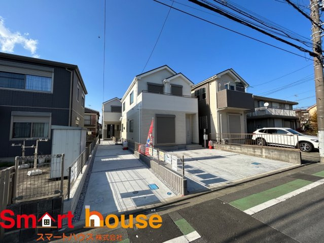 相模原市南区相模台　新築2棟の前面道路含む現地写真