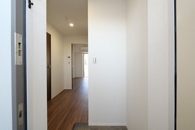 大阪市東住吉区杭全２丁目の賃貸マンションの玄関