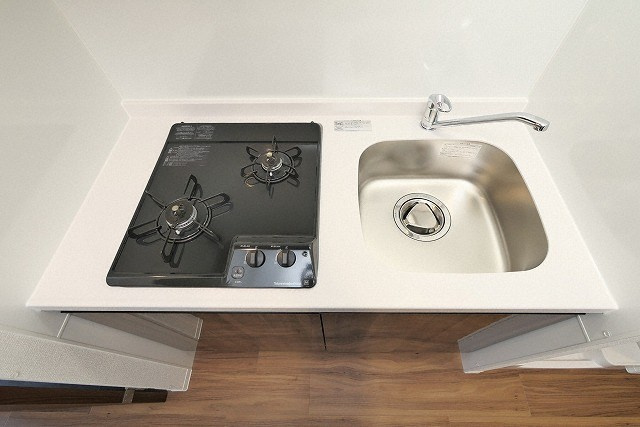 大阪市東住吉区杭全２丁目の賃貸マンションのキッチン