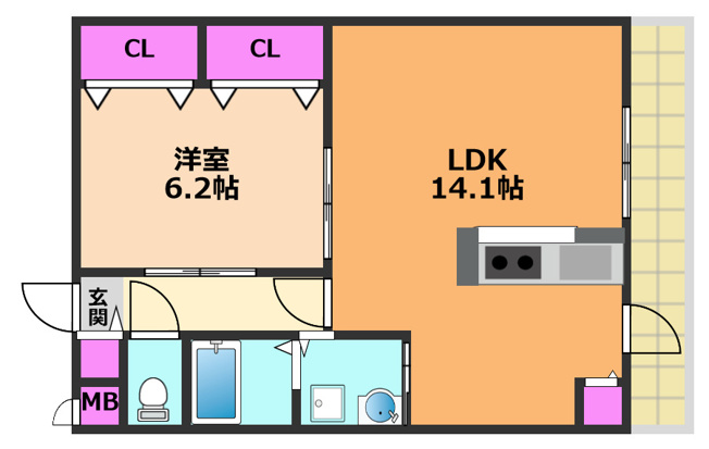 【間取り】 | アンプルールフェールオロール