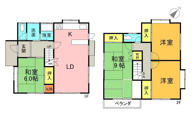 秦野市千村1丁目　売地の間取り