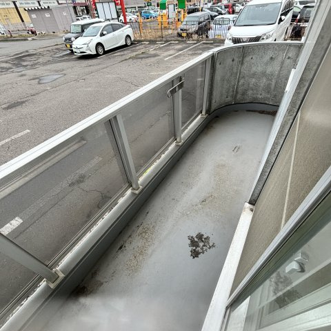 プレジャー室蘭駅前Ⅱのバルコニー