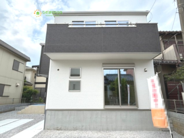 桶川市下日出谷　2期　新築一戸建て　ケイアイフィット　01の外観|小学校まで徒歩6分！
お子様の通学も安心！！