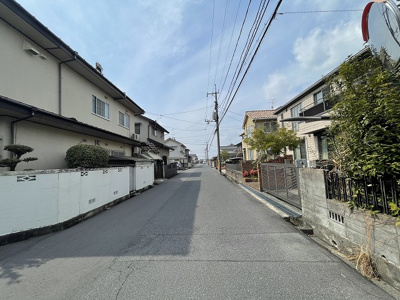 【前面道路含む現地写真】 | 国府市場の土地 | ◇◆前面道路写真◆◇