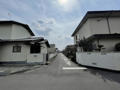 【前面道路含む現地写真】 | 国府市場の土地 | ◇◆前面道路写真◆◇