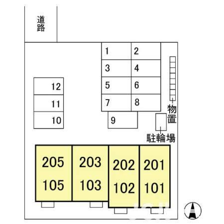 セーフハウスの区画図