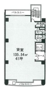 【間取り】 | 矢場町パークビル【　名古屋の貸事務所・貸オフィス　】