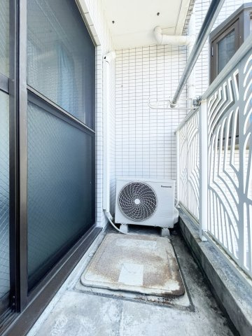 フォート佐古のバルコニー