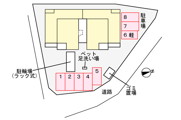 グリシーヌの区画図