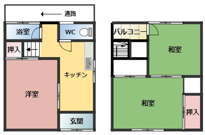 【間取り】 | 東大阪市大蓮東