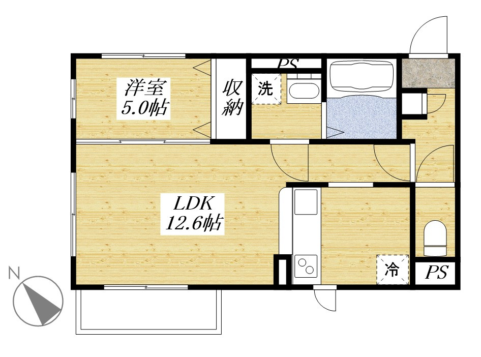 アムールアムールの間取り