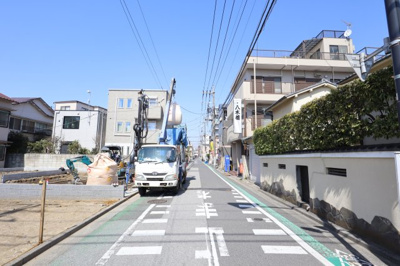 【前面道路含む現地写真】 | 西新小岩４丁目新築戸建1号棟