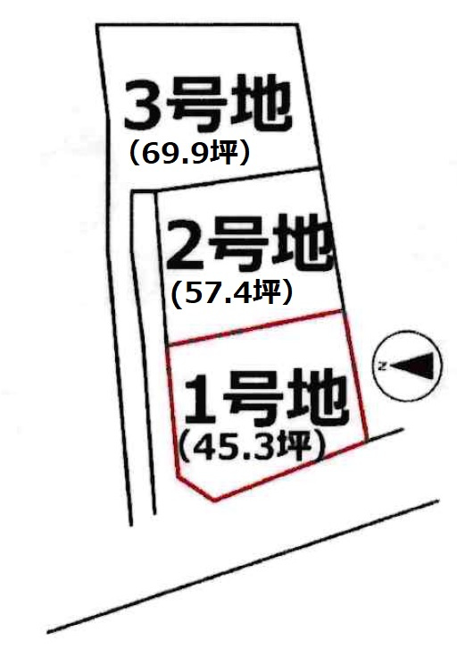 読谷村渡慶次（全3区画）ラスト2号区の地図|地図♪