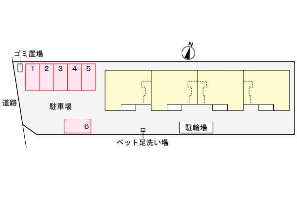 アルクドマーニの区画図